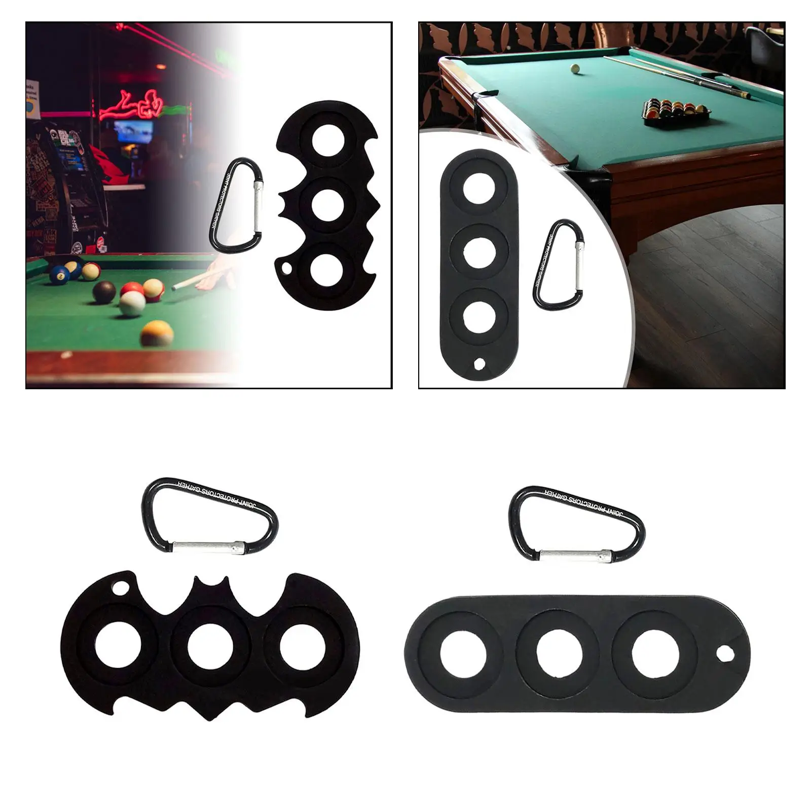 Pool Cue Joint Thread Protector Holder Soft Snooker Protective Caps Holder