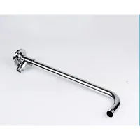 Stainless Steel Shower Arm Bottom Hose Wall Mounted Shower Head Extension Arm Joint Shower Nozzle Accessories  Fixed Base 1
