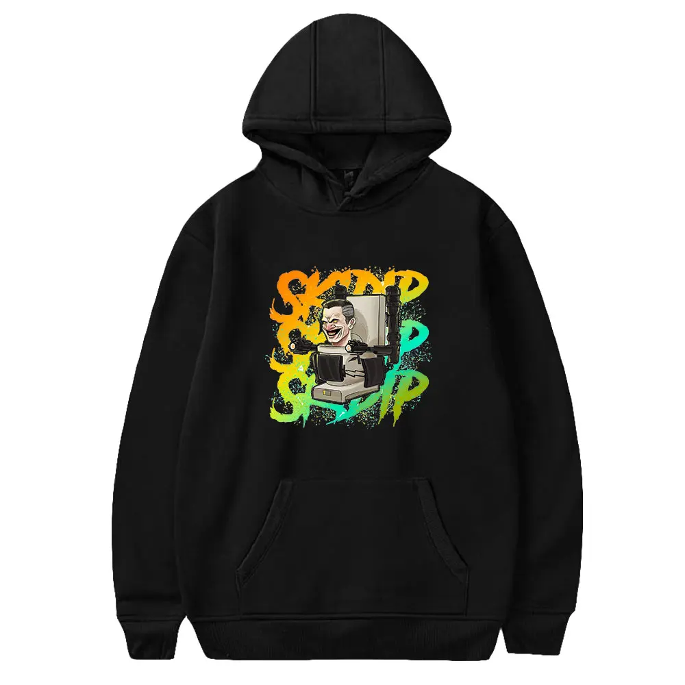 Skibidi Toilet Hoodie Women Men Hooded Sweatshirt Streetwear Oversized Long Sleeve Fashion Harajuku Pullovers Clothes for Teens