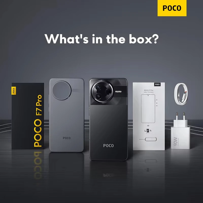 Brand+】Global Version POCO F7 Pro 5G Snapdragon 8 Gen 3 50MP main