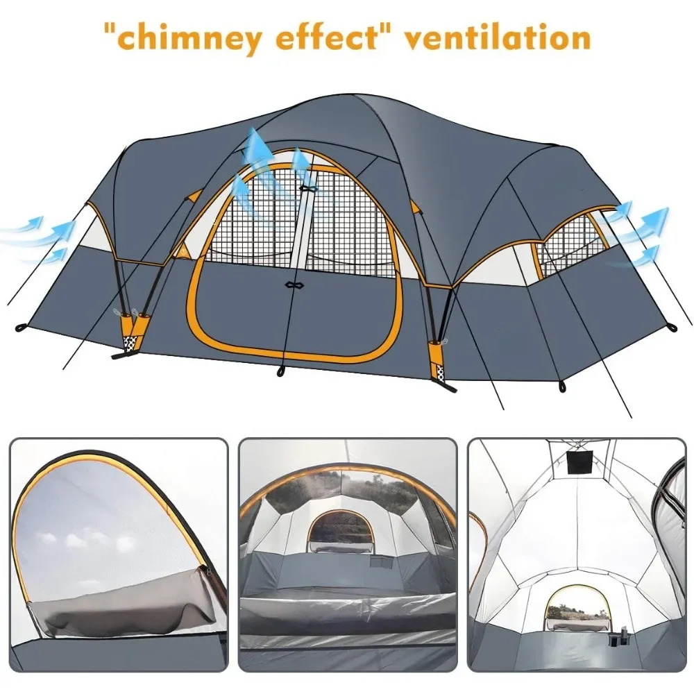 Camping Tent 10-Person 5