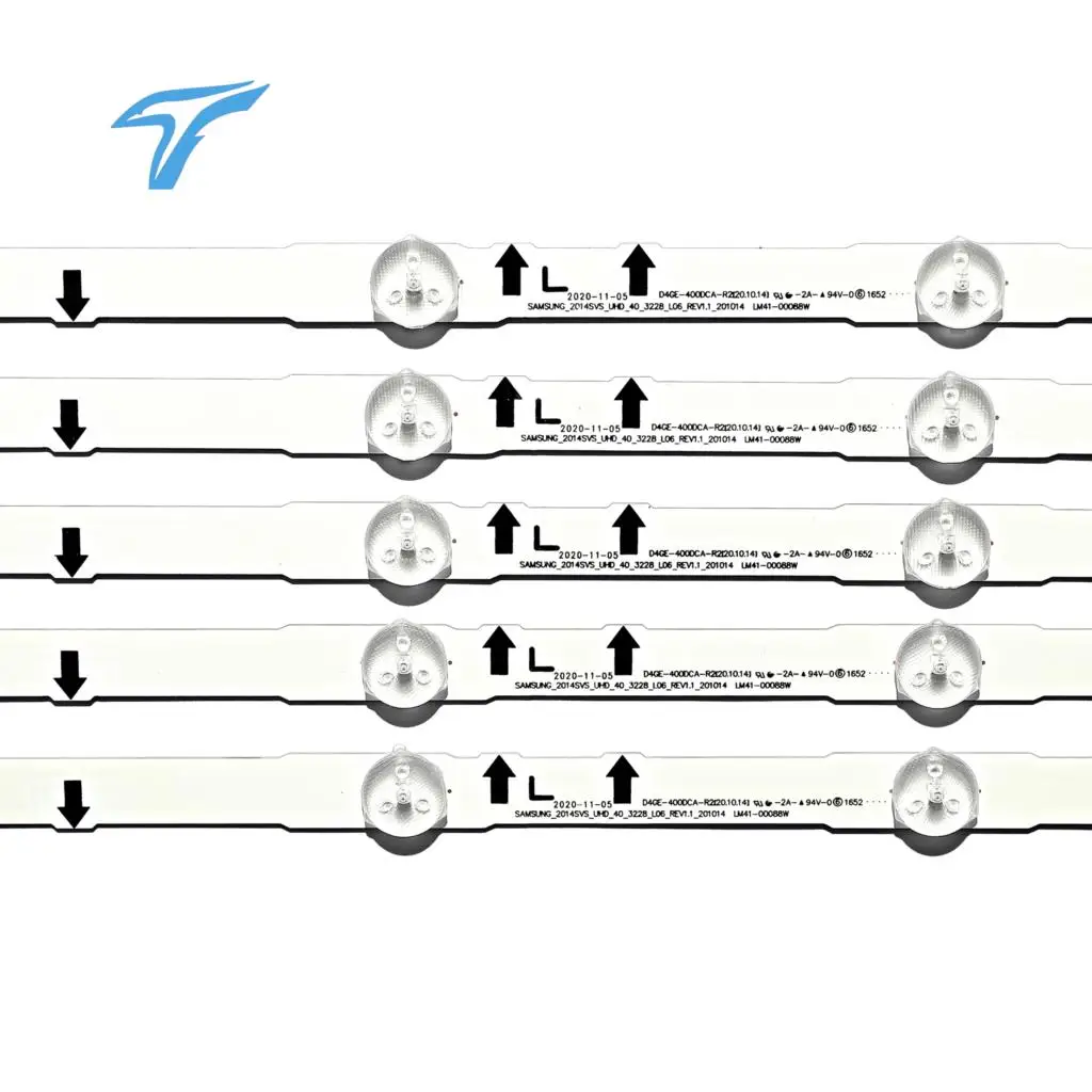 1set=10PCS LED backlight strip for Samsung UE40H6200 D4GE-400DCA-R2 R1 400DCB-R2 R1 BN96-30450A 30449A BN96-38890A 38889A 30417A