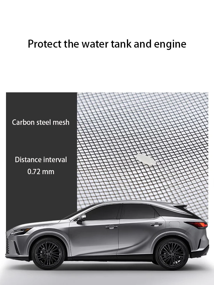 Water Tank Insect Protection Net For Lexus RX350 2023 Water Tank Insect Protection Net rx450h Modified RX500 Mosquito Protection