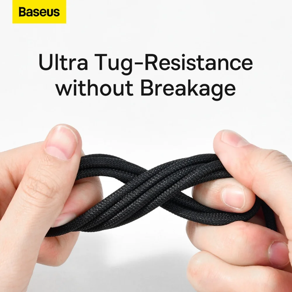 Premium 100W USB-C Fast Charging Braided Nylon Cable