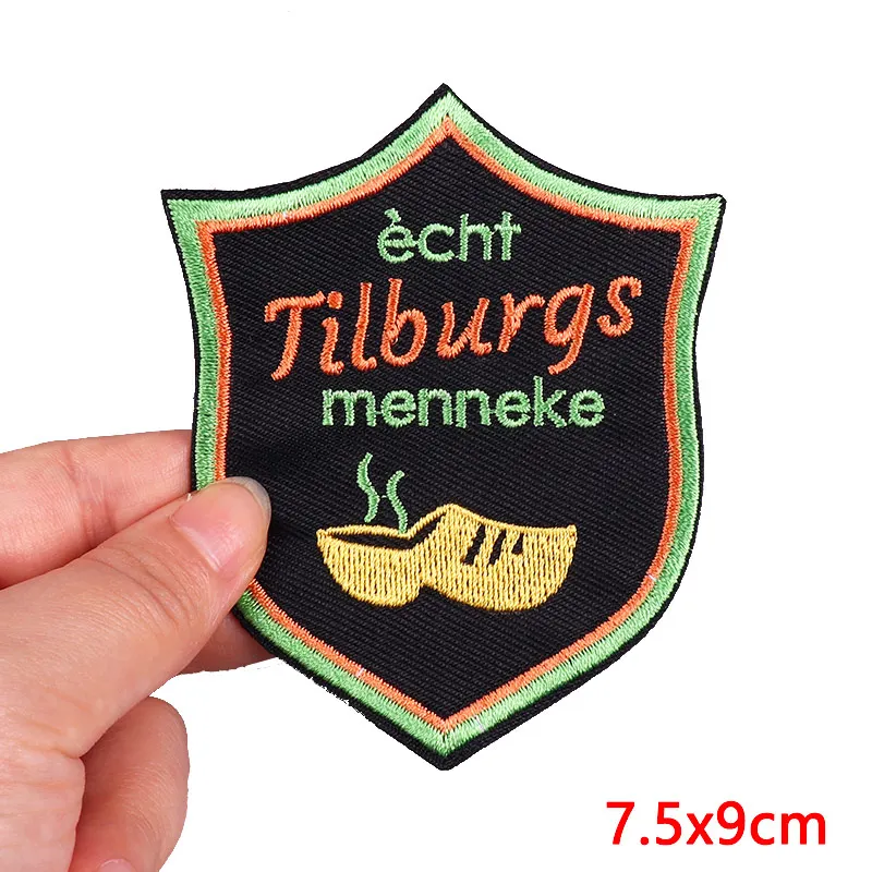Netherland Carnival Emblem Embroidered Patch for Clothing - DIY Iron-On/Sew-On Applique