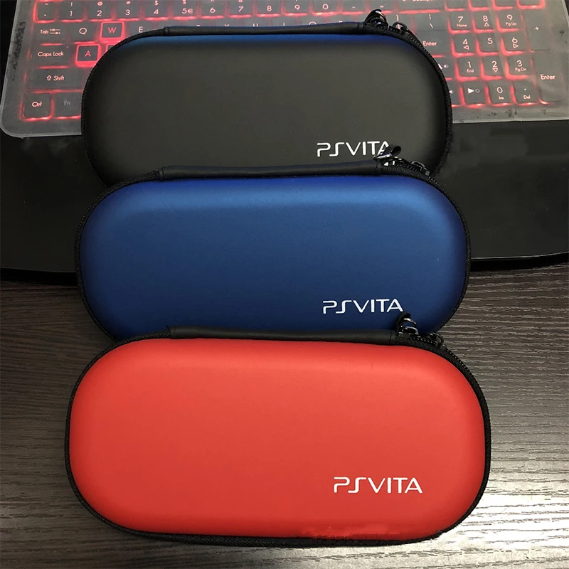 EVA Anti-shock Hard Case Bag For Sony PSV 1000 PS Vita GamePad For PSVita 2000 Slim Console Carry Bag High qualtity 6pcs set games thumbstick grip cap joystick analog 360 protective cover for sony playstation psvita ps vita psv 1000 2000 slim