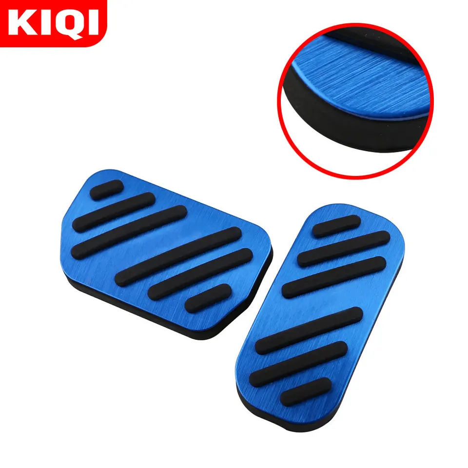 WzMDg Auto Acciaio Inossidabile Pedali per Audi A1 2012-2021 sportback,Acceleratore Freno Poggiapiedi Pedale in Acciaio Inox,A-AT