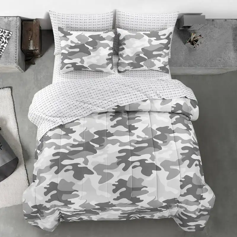 

Camouflage Bed in a Bag Set, Twin XL Fairy tail Comforter sets Full bed bedding set Bed set twin Kuromi The last of us Kuromi C