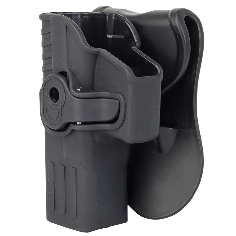 Rechts-/Linkshänder Taktisches Pistolenholster für G17 19 9MM Jagd Schnellverschluss-Gürtelholster Handfeuerwaffen-Etui für Jagd und Schießen – Detail 11