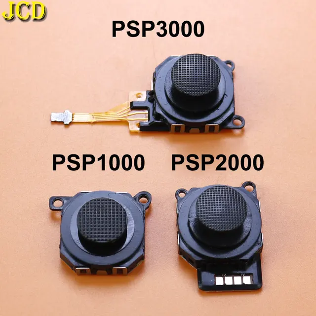 JCD 1pcs 3D Analog Joystick Thumb Stick Replacement For PSP 1000 2000 3000 Console Controller