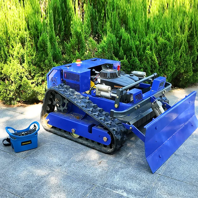Customized Multi-Function Crawler Lawn Mower Snow Shoveling Special Fully Remote Control Agricultural 3