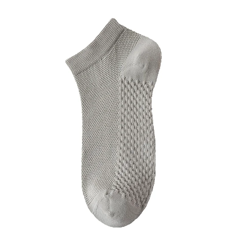 Atmungsaktive Herren Booties Aus Baumwolle Mit Massage-sohle_voghion.com