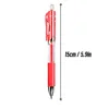 Retractable 0.5mm Red Ink Gel Pens Refills Colored Aesthetic Stationery Pen Supplies Ballpoint & Office Pencils Writing School 2