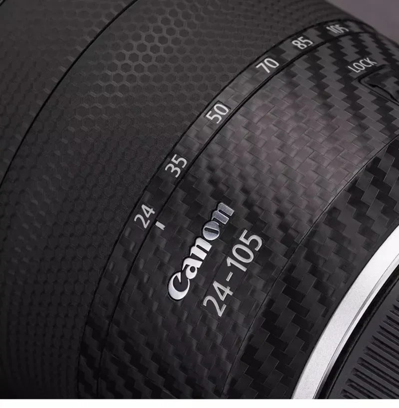 For Canon RF24-105 F4 L IS USM Lens Body Sticker Protective Skin Decal Vinyl Wrap Film Anti-Scratch Protector Coat 6