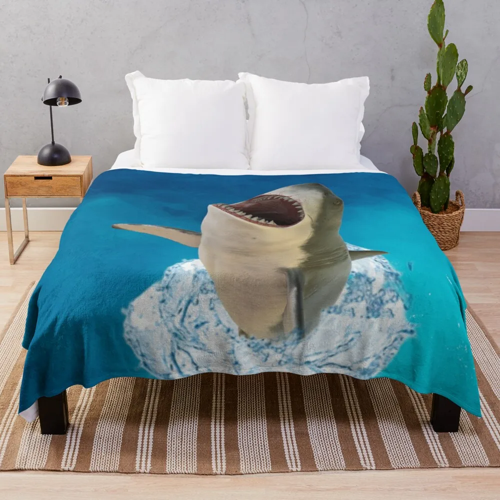 

Shark The Masters of The Sea Dangerous and Lethal Animal Throw Blanket for Living Room Bed Sofa Couch King Queen Size Soft Warm