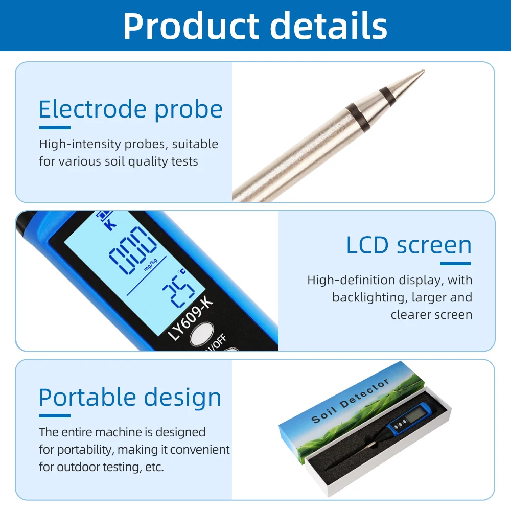 LY607 Soil Analyzer Meter for Greenhouse