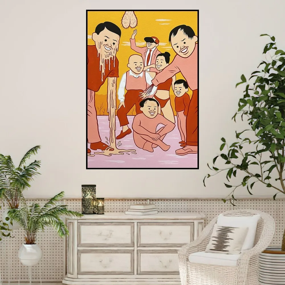 Art Funny Joan Cornella Poster Small Prints Wall Painting Bedroom Living Room Wall Sticker Office