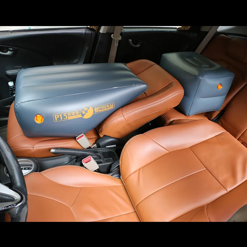 Car Travel Inflatable Mattress Interior Accessories Vehicle leveling Folding Mat Front Slope Pad Rear Seat Space Gap Mattress