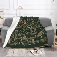 Noble House Of Black Family Tree Blanket Bedspread On The Bed Girl Bed Covers For Kids 2