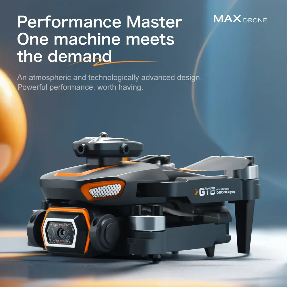 GT5 Mini Drone Remote control with screen 4K Professional Camera 360° Obstacle
