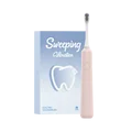 1 pink toothbrush