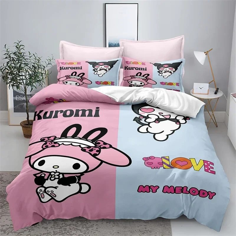 

Cinnamoroll Melody Duvet Cover Multi-piece Set Suitable for Boys and Girls, One Quilt Cover and Two Pillowcases 2/3pcs