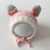 Winter kawaii Sheep Fruits Baby Hat Warm Plush Baby Boy Girl Cap Ear Protection Hats Solid Color Earflap Kids Cap For Children 15