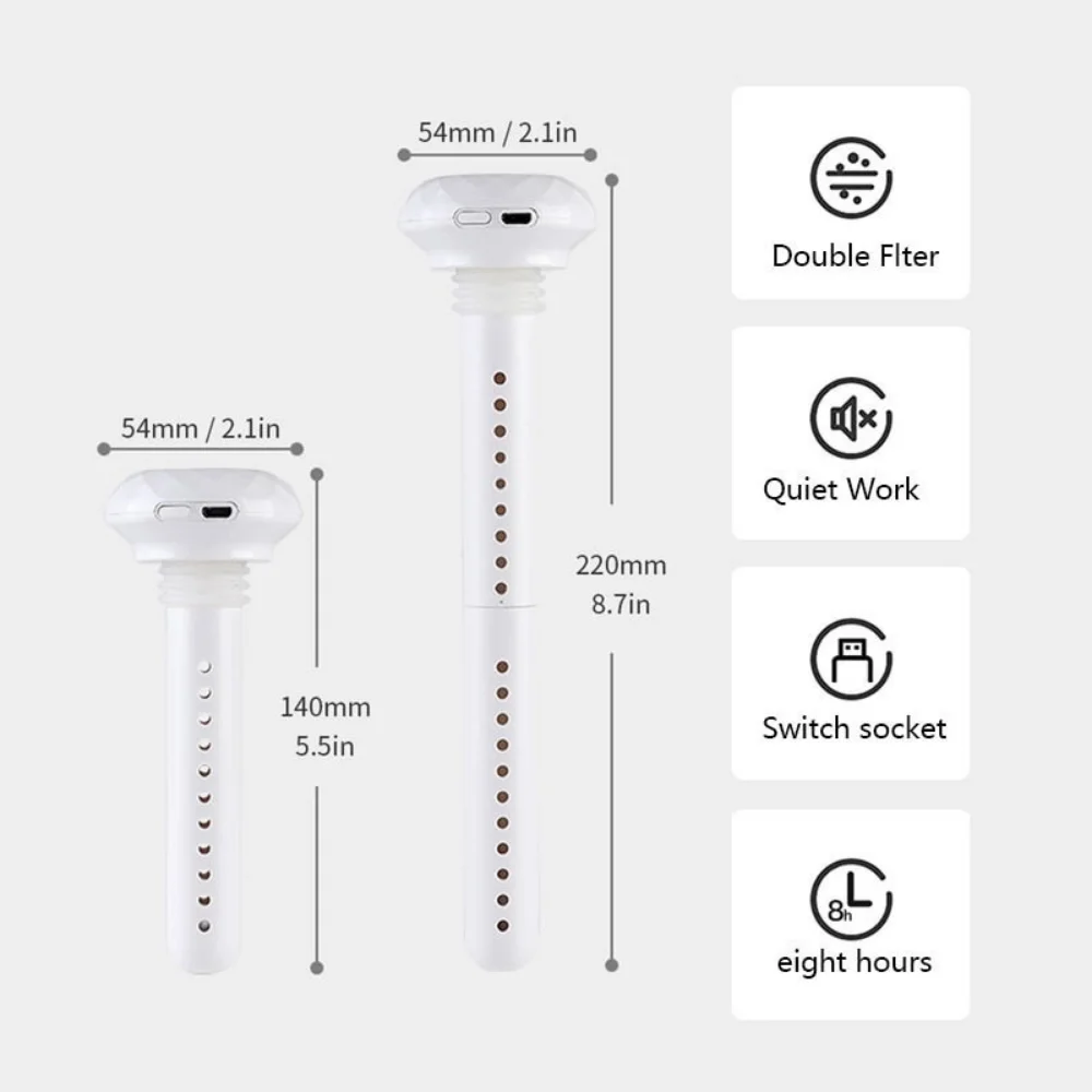 USB Retractable Nano Mist Hydrator Rechargeable Face Steamer Cold Spray Portable Diamond Humidifier