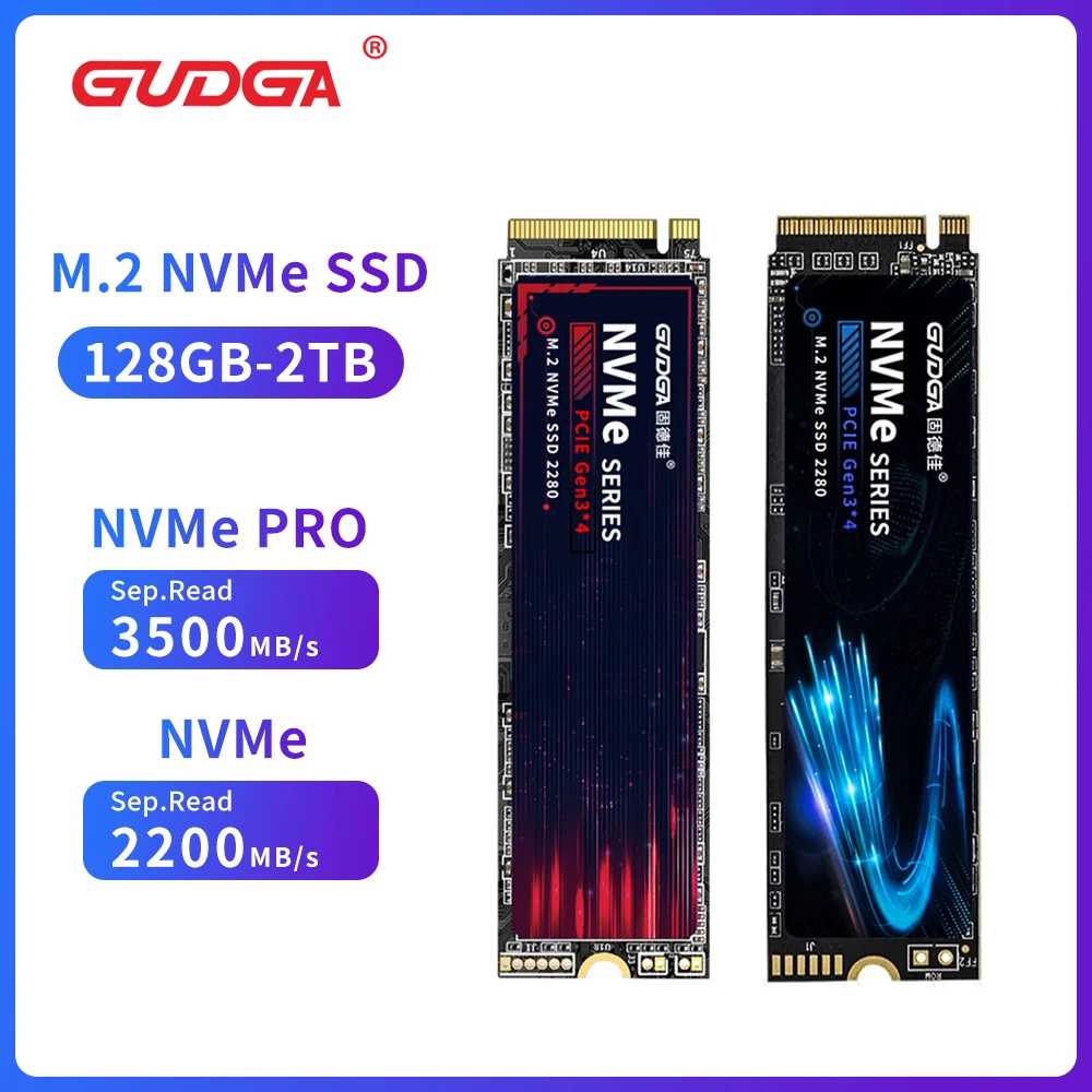 Gudga M2 Nvme Ssd 512 Gb Pro 1 Tb Ssd 2 Tb 256 Gb 128 Gb Disco Rigido Disco Rigido Pcie 3.0 Unità A Stato Solido Interno Per Laptop Desktop Noteboook 
