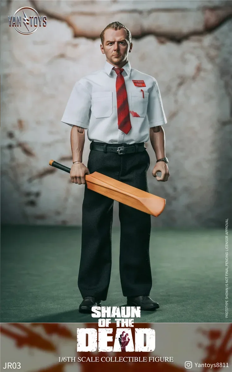 

В наличии YANTOYS JR03 1/6 зомби Шон экшн-фигурки модели игрушки подарки
