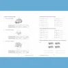 4books/set Singapore Math Appropriate for Students learning math practice worksheet Workbook math improvement kid children 5