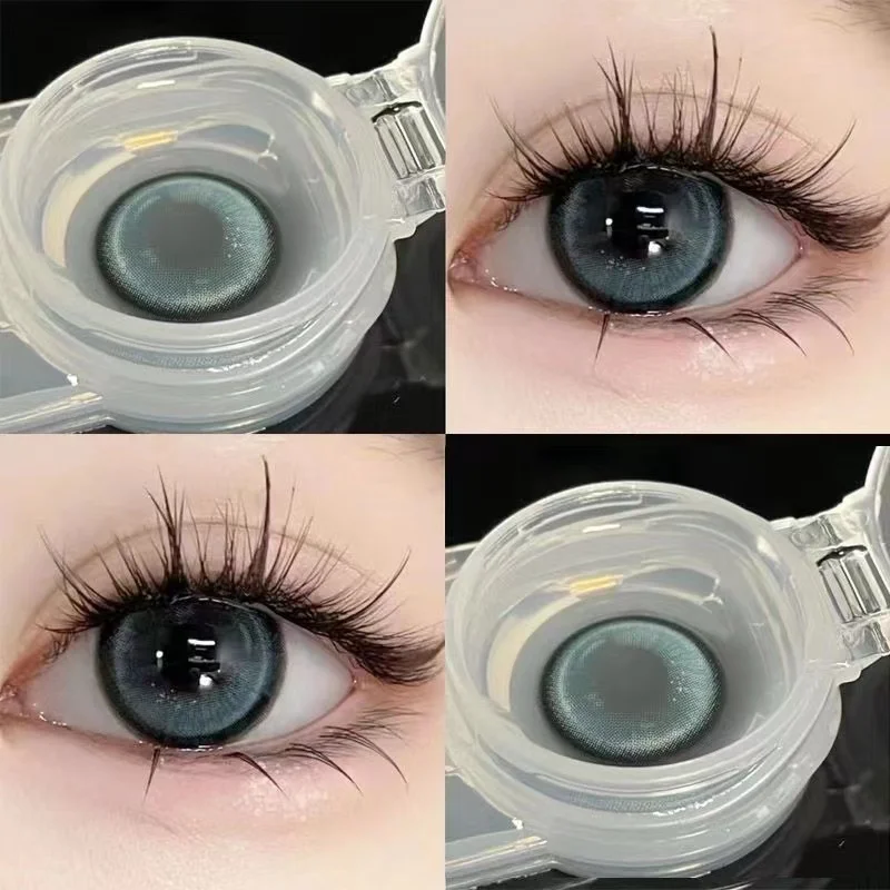 Ksseye2pcsContactLensesWithDiopterContactLensesColoredNatural