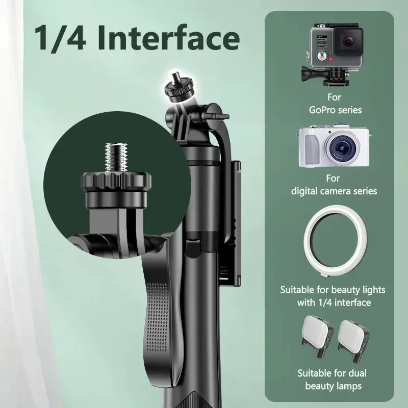 Selfie Stick Tripod Cell Phone Selfie Stick Smartphone Selfie Stick Phone Selfie Tripod Sports Camera Selfie Stick L16 Wireless Phone Selfie Stick Tripod Stand Foldable Monopod For Gopro Action Cameras Smartphones Balance Steady Shooting Live