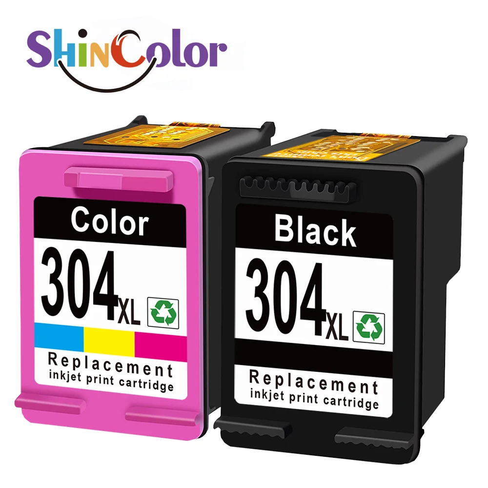 

ShinColor Cartouche hp 304 HP304 XL Ink Cartridge Compatible with HP Envy 5000 5010 5012 5014 5020 5030 5032 5034 5052 5055