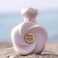 Parfum Rose Noir d'Ahmed Al Maghribi pour femmes, 75 ml, marque arabe haut de gamme, parfum oriental durable et charmant, eau de toilette de luxe 3