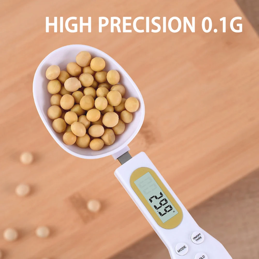 Digital Measuring Spoon Scale, 500g / 0.1g High Precision Removable And  Washable Double-headed Electronic Measuring Spoon,portable Lcd Digital  Kitchen