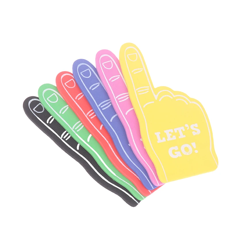 

New Finger Foams Sports Cheerleading Party Hand Props 1 Noise Makers Props Giant Hands Sports Favors Cheering Palm Party Props