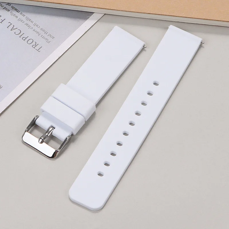 Versatile Soft Silicone Watch Band with Quick Release