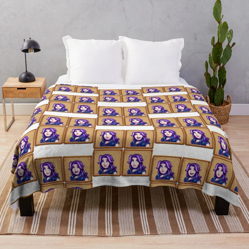 

Stardew Valley - Abigail Throw Blanket Decorative Beds Extra Large Throw Fluffy Shaggy Softest Blankets