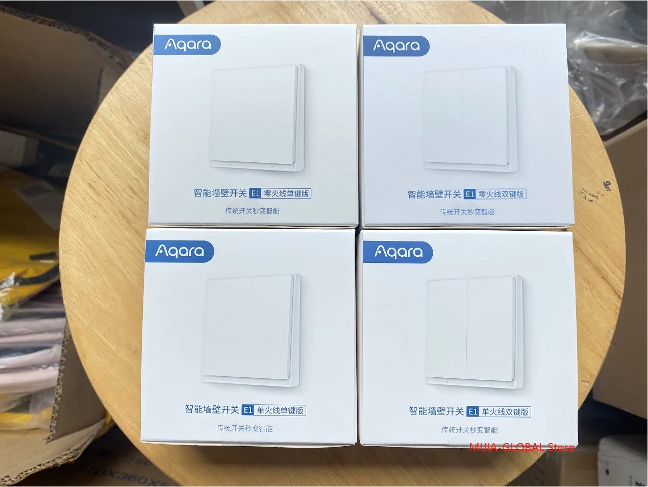 Smart Wall Switch Wireless Switch Zigbee One Key Remote Control Mi Home APP Aqara E1 Version Xiaomi smart switch,wireless remote control switch