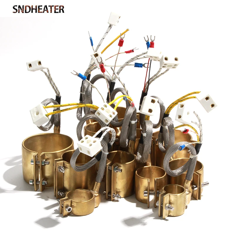 Description Picture 6 of itemSNDHEATER 1pc Brass Band Heater 25x25mm 25x30mm 25x40mm for Injection Molding Machine 220V Electric Nozzle Heating Rings 1pc