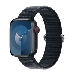 2 - Pack Nylon Loop Strap - S10 46 - 42 44 45 49mm (Newest Midnight)