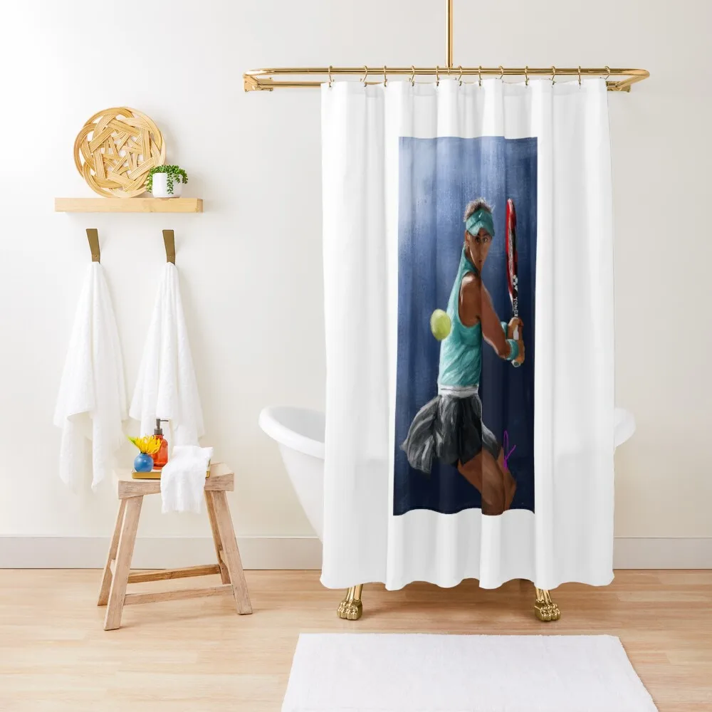

Caroline GarciaTennis Shower Curtain Anime Shower Curtain