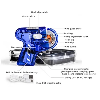 Automatic Fishing Hook Tier Automatic Fishing Hook Tyer Knot Machine Fishing Accessories For Tieing Fishing Line To Fishing 6