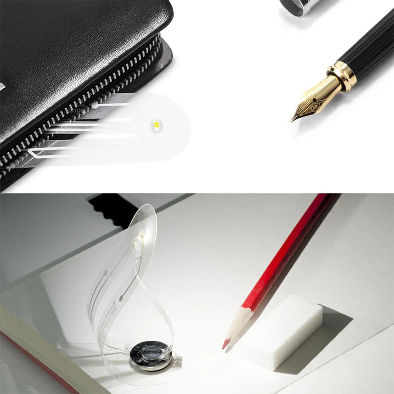 Description Picture 6 of itemLED Book Lamps Foldable Creative Eye Protection Lamps Bendable Novelty Card Flashlight Card Flashlight Lighting Tool