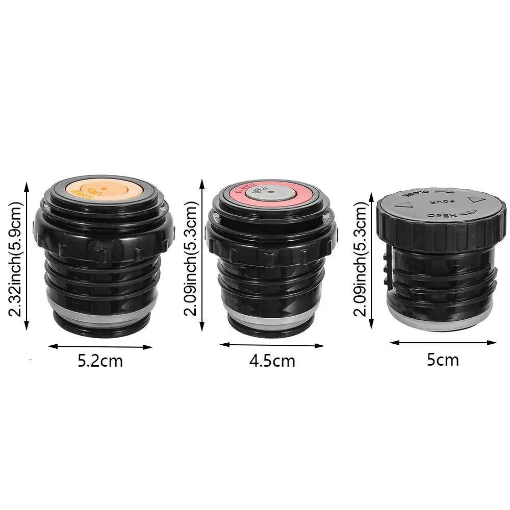 Cup Cover Cup Lid Replacement Tumbler Cover Tumbler Lid 1PC Vacuum Bottle Cover Stopper Thermal Cup Lid plug Thermos Mug Stopper Lid Replacement for Outdoor Camping Travel Tools