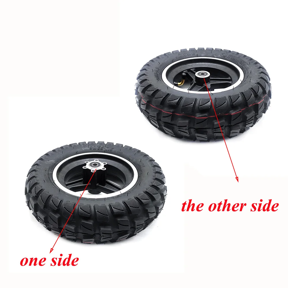 High Quality 90/65-6.5 Tubeless Wheel Tyre 11 Inch Vacuum Tire with Alloy Hub/rim for Electric Scooter Accessories