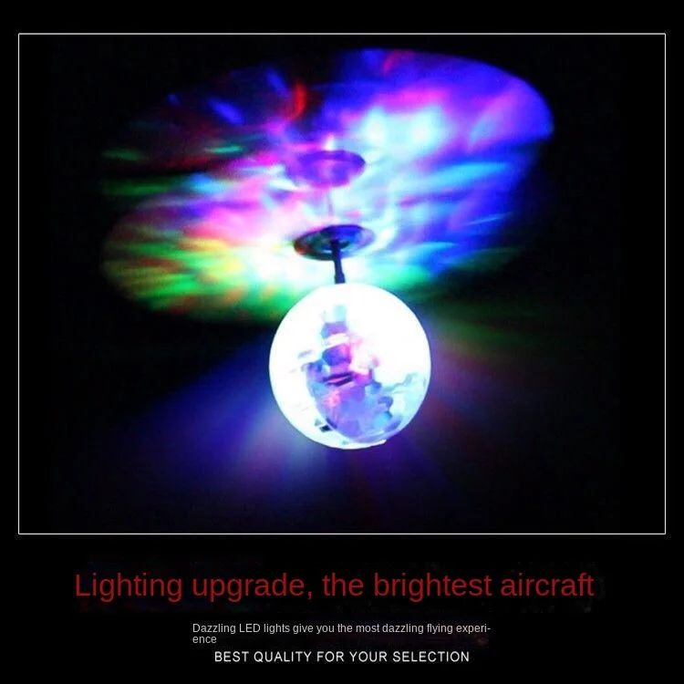 

Induction Aircraft Colorful Crystal Ball Induction Aircraft Toy