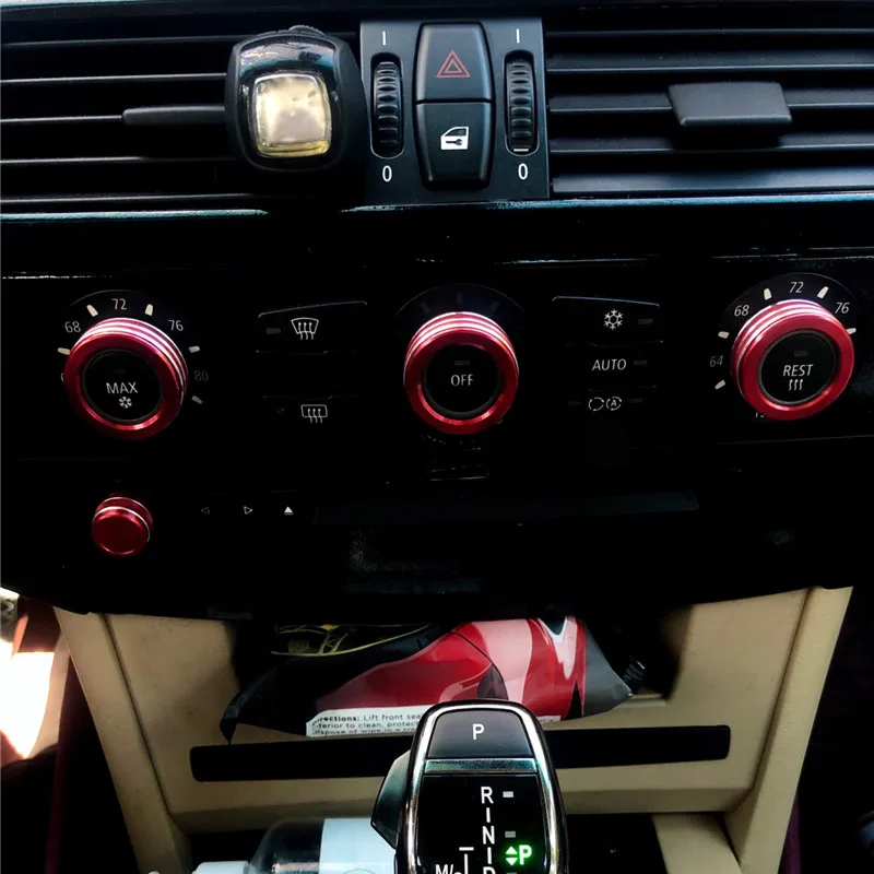 Car Center Console Air Conditioning Volume Control Knob Button