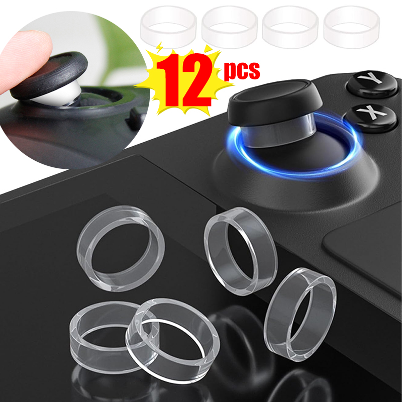 For Steam Deck Game Joystick Rocker Protector Rings Silicone Elastic Cover For Xbox PS4 PS5 VR2 Controller Game Accessories